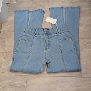 Classic Light Blue Flare Jeans